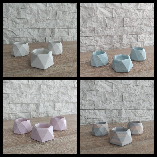 Šiašiakampė žvakidė. Didelė