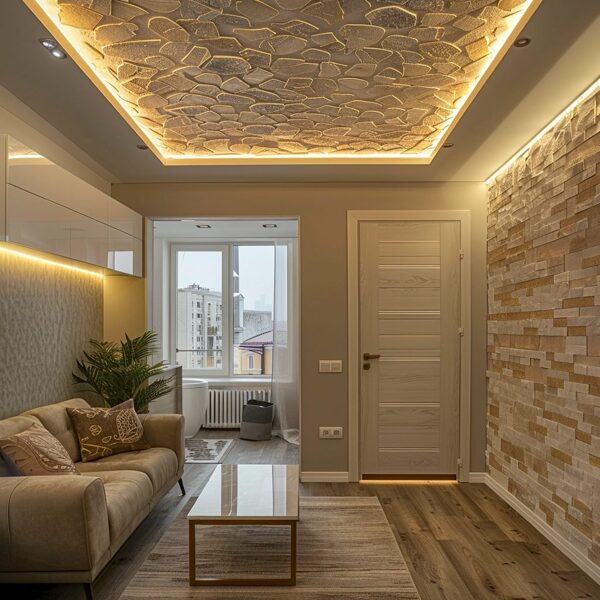 Dekoratyvinė lubų apdaila. Kaina nuo 35eur/ m²