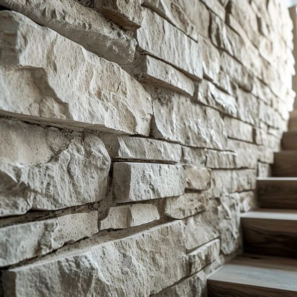 Dekoratyvinis akmuo šiuolaikiniame interjere.