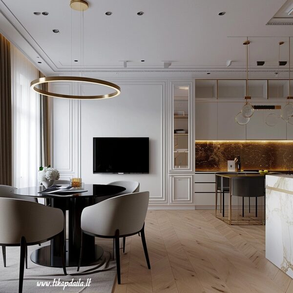 Moldingų montavimas nuo  5eur. bėginis metras.